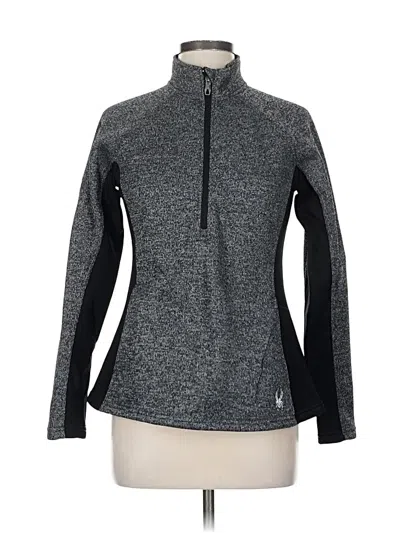 Pre-owned Spyder Fleece Jacket In Gray