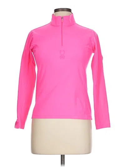 Pre-owned Spyder Fleece Jacket In Pink