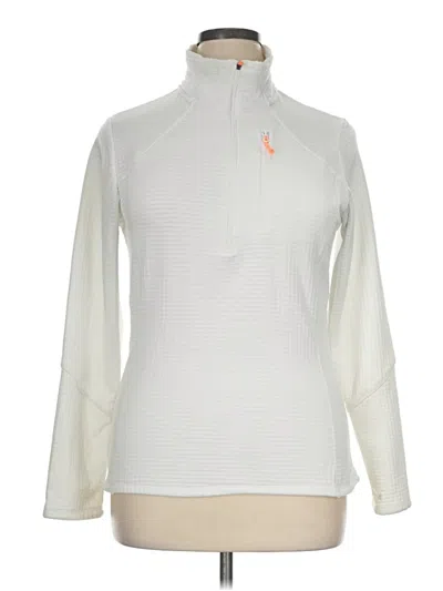 Pre-owned Spyder Fleece Jacket In White