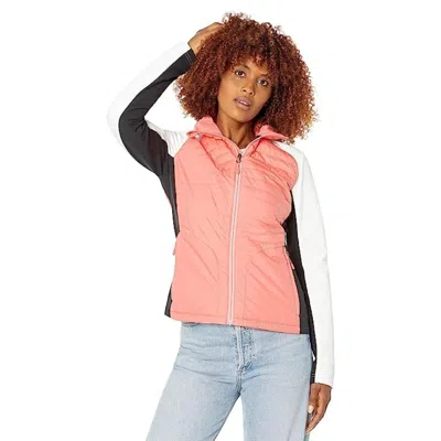 Spyder Glissade Hybrid Insulator Jacket Women Multicolor Full Zip Frog326 In Pink