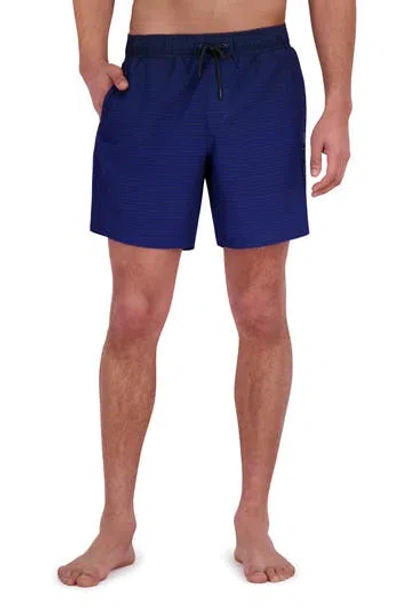 Spyder Gradient Stripe Volley Swim Shorts In Multi