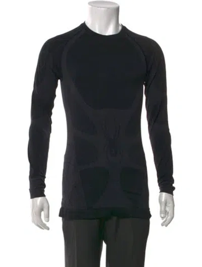 Pre-owned Spyder Graphic Print Crew Neck T-shirt In Black