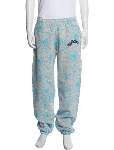 Pre-owned Spyder Graphic Print Lounge Bottoms In Blue