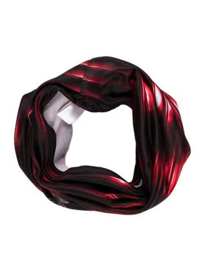 Pre-owned Spyder Graphic Print Snood In Red