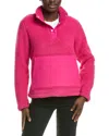 Spyder High Pile Fleece Jacket In Pink