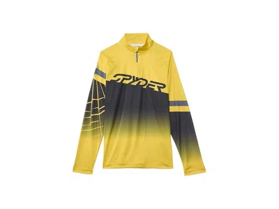 Spyder Incline 1/2 Zip Top (big Kid) Boy's Clothing Acid Yellow : Xl (18 Big Kid), Polyester