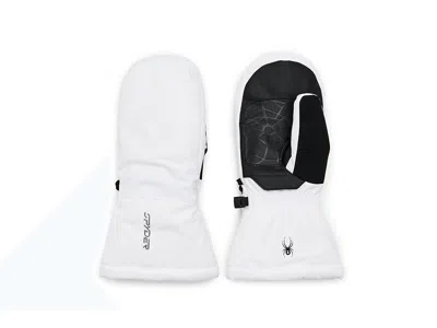 Spyder Inspire Mittens Cycling Gloves White: Md In Pink