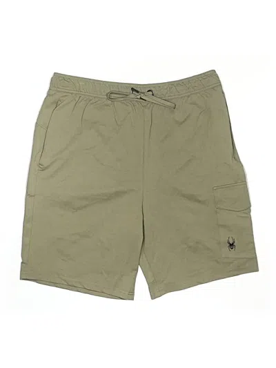Pre-owned Spyder Khaki Shorts In Green