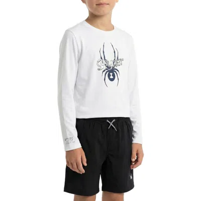 Spyder Kids' Elemental Long Sleeve Rashguard In Animal Print