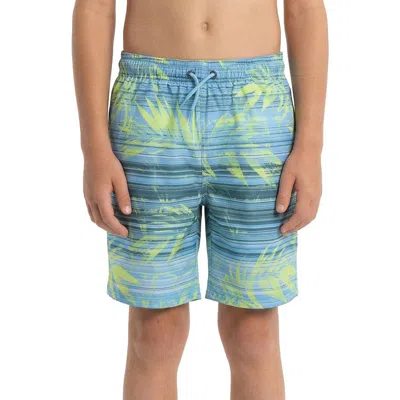 Spyder Kids' Sandstorm Palm Volley Swim Trunks In Multi