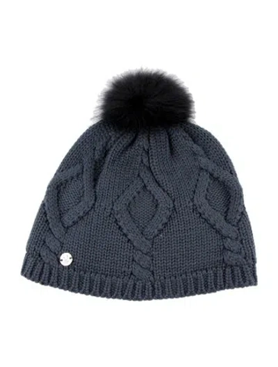 Pre-owned Spyder Knitted Beanie  W/tags In Blue