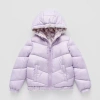 Spyder Little & Big Kid Girls Hooded Reversible Heavyweight Puffer Jacket In Animal Print