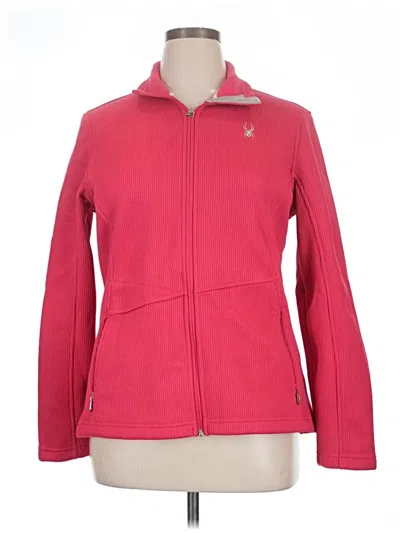 Pre-owned Spyder Long Sleeve Polo Shirt In Pink