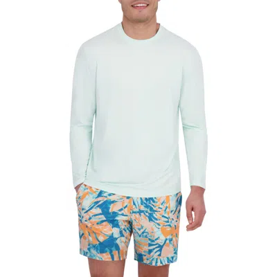 Spyder Long Sleeve Rashguard In Blue Grass
