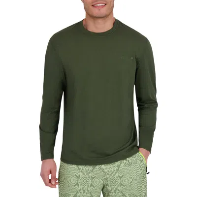 Spyder Long Sleeve Rashguard In Green