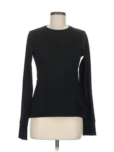 Pre-owned Spyder Long Sleeve T-shirt In Black