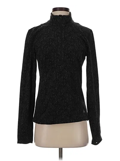 Pre-owned Spyder Long Sleeve Top Black Turtleneck Tops