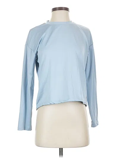 Pre-owned Spyder Long Sleeve Top Blue Mock Neckline Tops