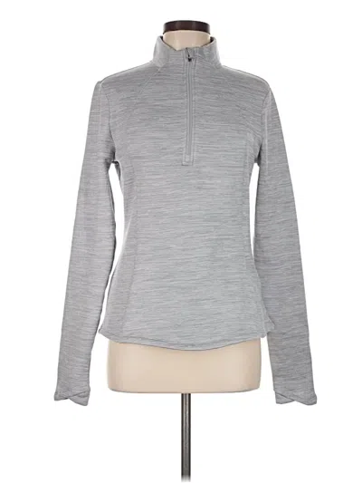 Pre-owned Spyder Long Sleeve Top Gray Turtleneck Tops