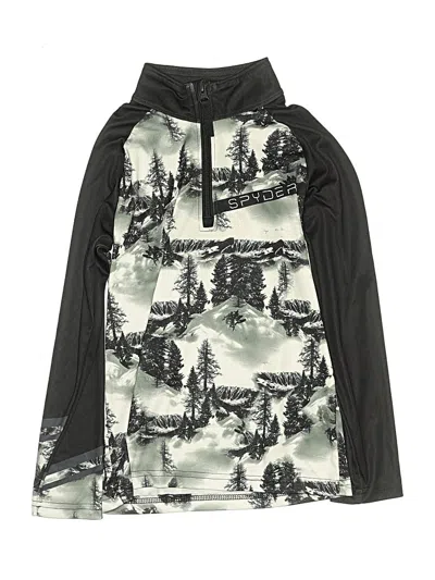 Pre-owned Spyder Kids' Long Sleeve Top Silver Tops