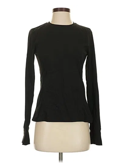 Pre-owned Spyder Long Sleeve T-shirt In Black