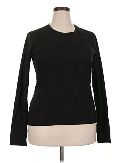 Pre-owned Spyder Long Sleeve T-shirt In Black