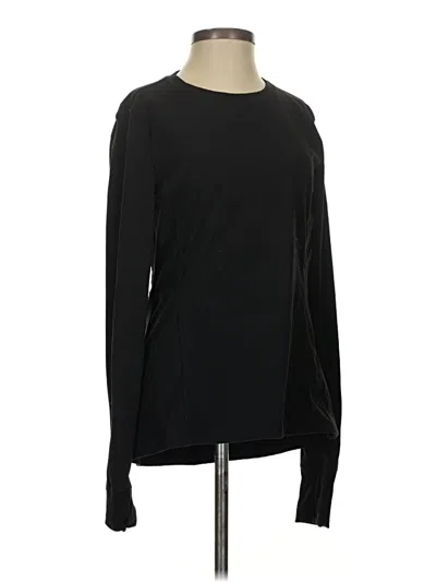 Pre-owned Spyder Long Sleeve T-shirt In Black