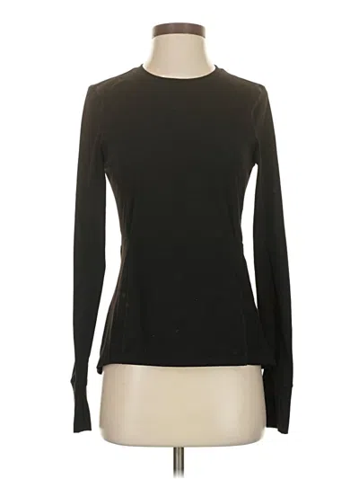 Pre-owned Spyder Long Sleeve T-shirt In Black