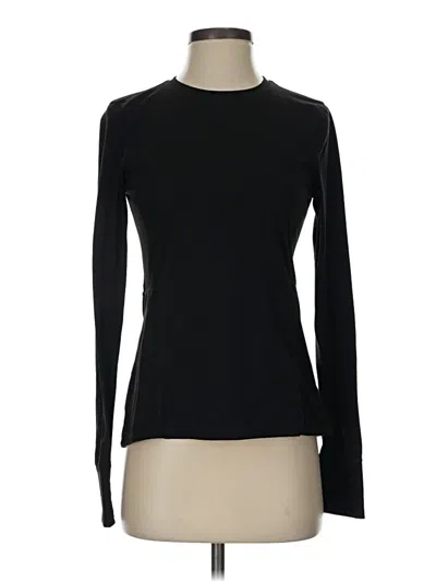 Pre-owned Spyder Long Sleeve T-shirt In Black