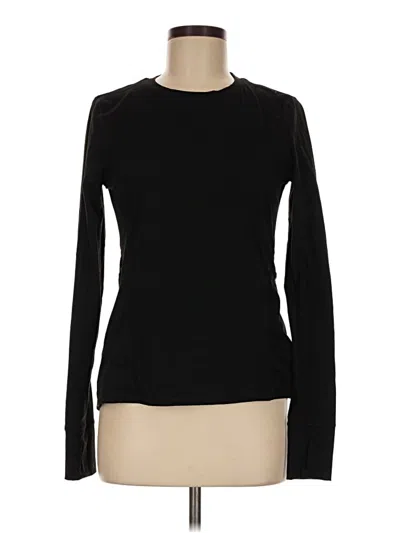 Pre-owned Spyder Long Sleeve T-shirt In Black