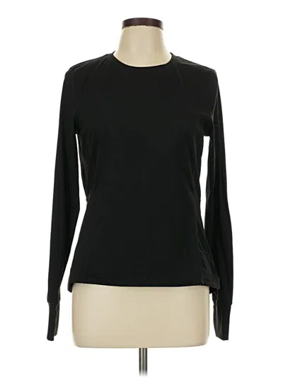 Pre-owned Spyder Long Sleeve T-shirt In Black