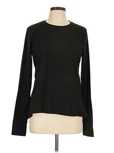 Pre-owned Spyder Long Sleeve T-shirt In Black
