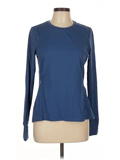 Pre-owned Spyder Long Sleeve T-shirt In Blue