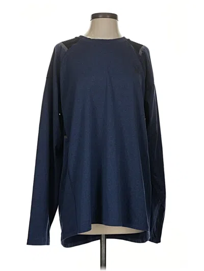 Pre-owned Spyder Long Sleeve T-shirt In Blue