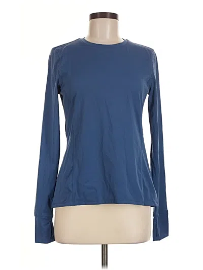 Pre-owned Spyder Long Sleeve T-shirt In Blue