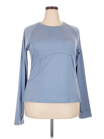 Pre-owned Spyder Long Sleeve T-shirt In Blue