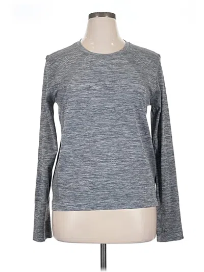 Pre-owned Spyder Long Sleeve T-shirt In Gray