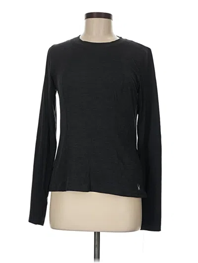 Pre-owned Spyder Long Sleeve T-shirt In Gray