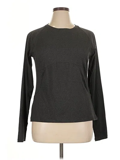 Pre-owned Spyder Long Sleeve T-shirt In Gray