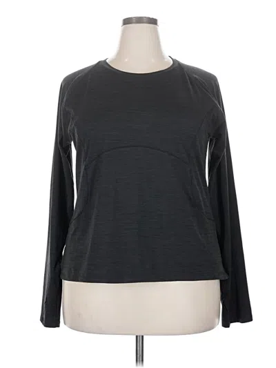 Pre-owned Spyder Long Sleeve T-shirt In Gray