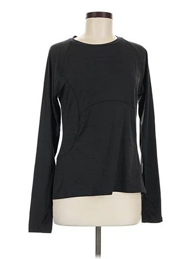 Pre-owned Spyder Long Sleeve T-shirt In Gray