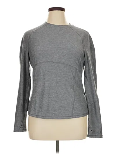Pre-owned Spyder Long Sleeve T-shirt In Gray