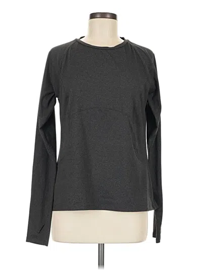 Pre-owned Spyder Long Sleeve T-shirt In Gray