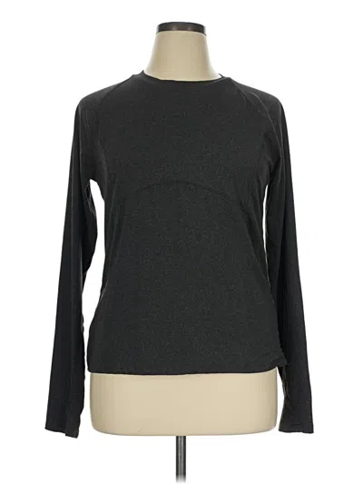 Pre-owned Spyder Long Sleeve T-shirt In Gray