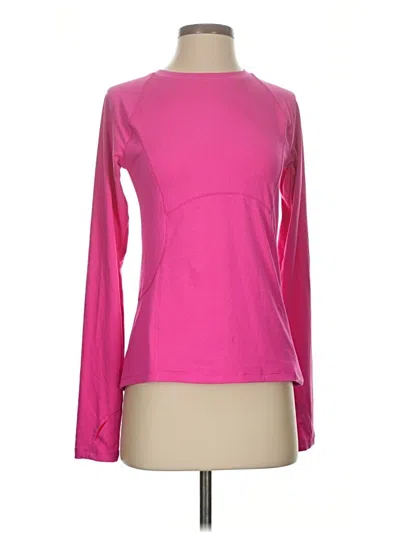 Pre-owned Spyder Long Sleeve T-shirt In Pink