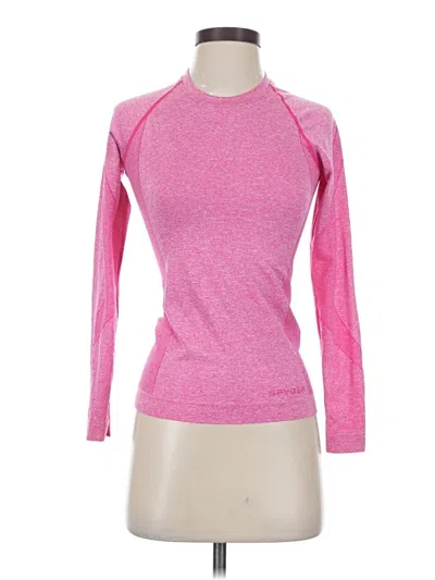 Pre-owned Spyder Long Sleeve T-shirt In Pink