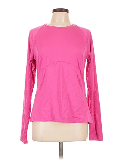 Pre-owned Spyder Long Sleeve T-shirt In Pink