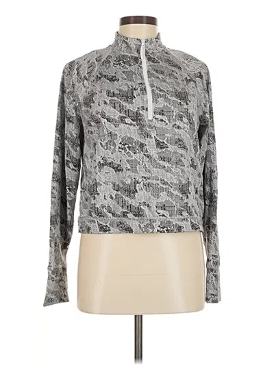 Pre-owned Spyder Long Sleeve T-shirt In Silver