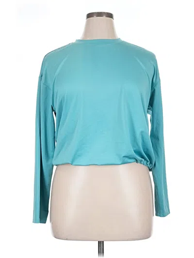 Pre-owned Spyder Long Sleeve T-shirt In Teal