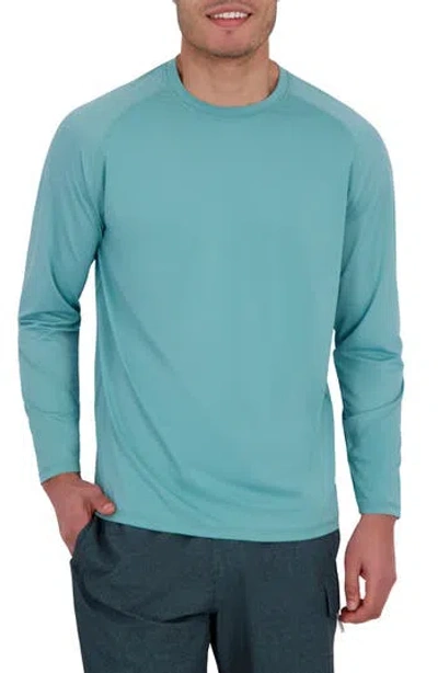 Spyder Long Sleeve Waffle Rashguard In Blue